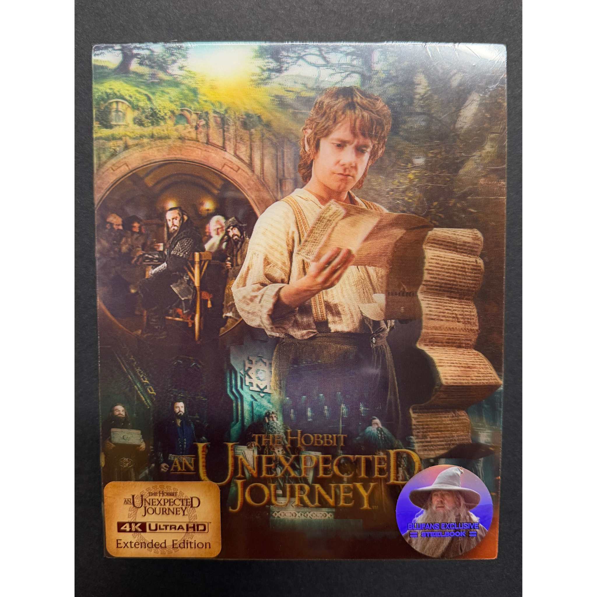 The Hobbit: An Unexpected Journey 4K UHD (DOUBLE LENTICULAR) Limited Edition WEA Steelbook [Blufans BE #103]