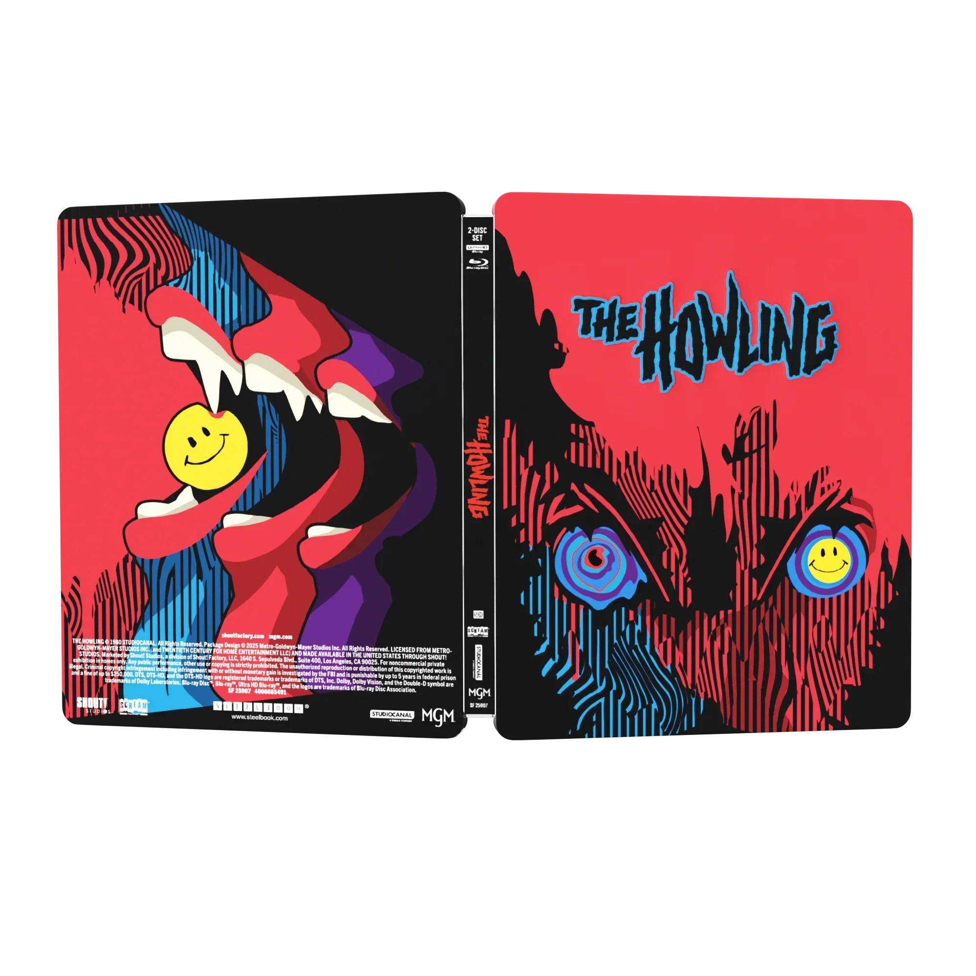 The Howling 4K UHD + Blu-Ray Limited Edition Steelbook w/ Debossed Title (Scream Factory) - Image 2