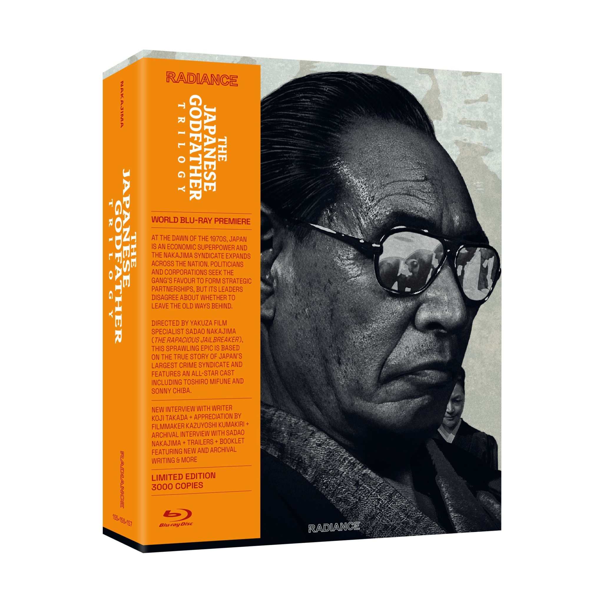 The Japanese Godfather Trilogy w/ Rigid Slipcase + Booklet (Radiance Films US)