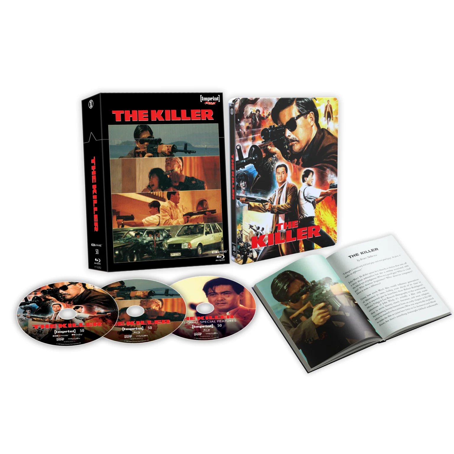 The Killer (1989) – 4K UHD + Blu-Ray SteelBook + Hardcover Booklet w/ Limited Edition Hardbox (Imprint Asia) [REGION FREE]