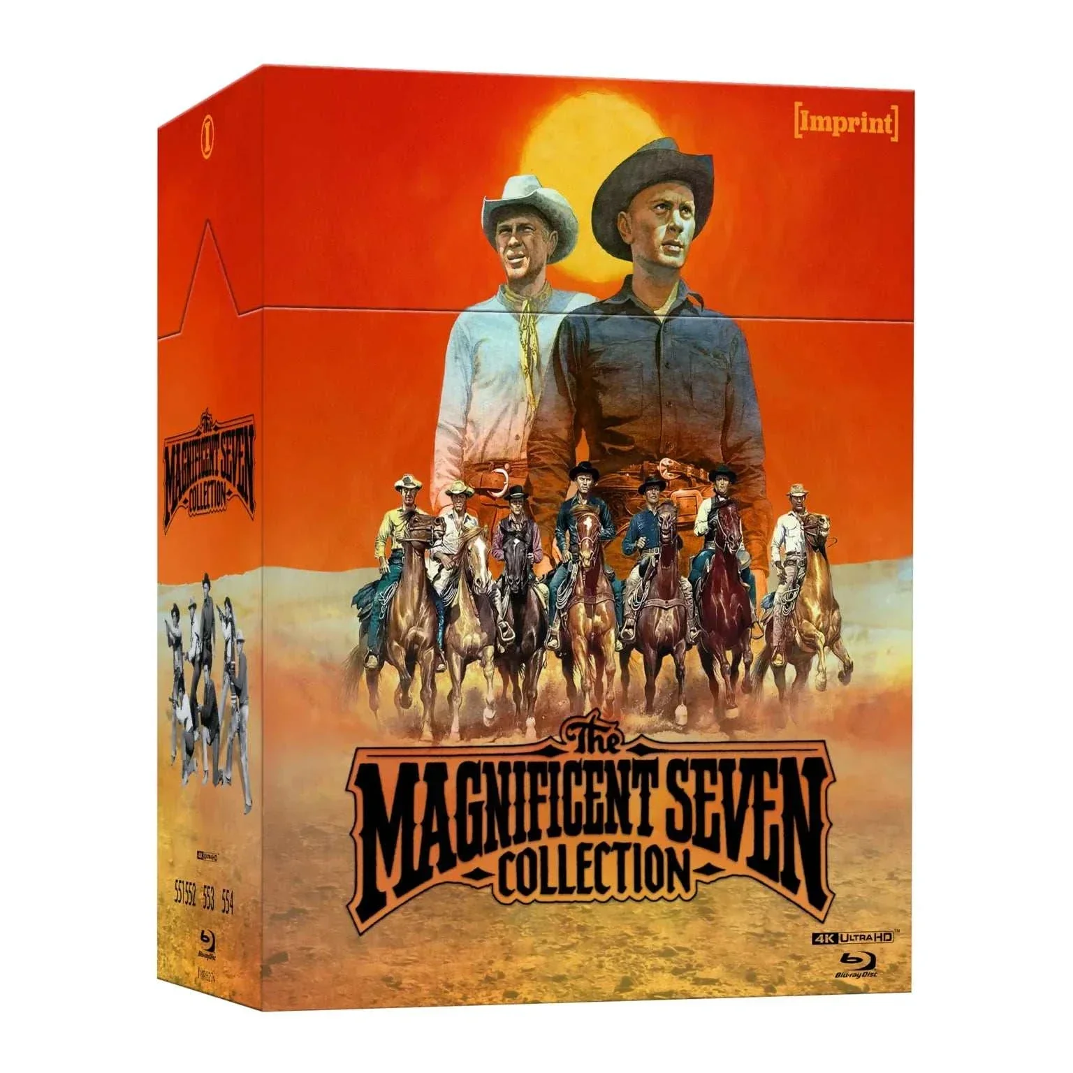 The Magnificent Seven Collection (1960 – 1972) 5-Disc Blu-Ray Hardbox (Imprint Films) [REGION FREE] - Image 2