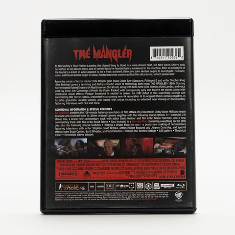 The Mangler 4K UHD + Blu-Ray w/ Limited Edition Slipcase + Slipcover (Vinegar Syndrome) - Image 11