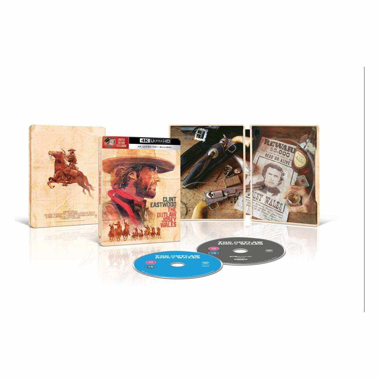 The Outlaw Josey Wales Limited Edition (UK) Steelbook 4K Ultra HD + Blu-Ray (REGION FREE)