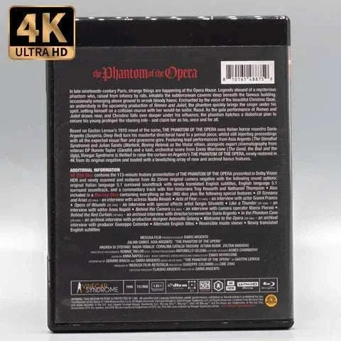 The Phantom of the Opera 4K UHD + Blu-Ray w/ Limited Edition Slipcover (Vinegar Syndrome) - Image 5