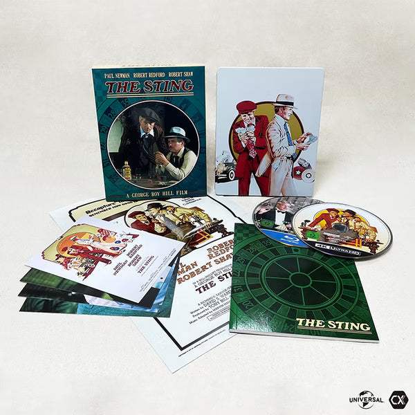 The Sting 4K UHD + Blu-Ray Limited Edition Full Slip w/ Steelbook + Extras (CX Media TW) - Image 8