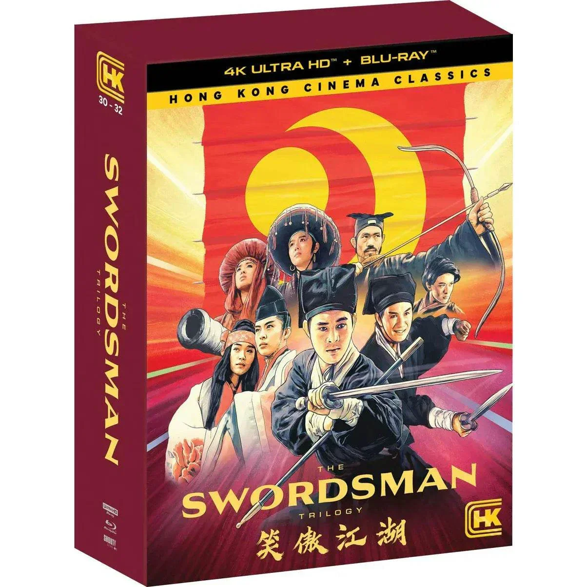 The Swordsman Trilogy 4K UHD + Blu-Ray w/ Slipcase (Hong Kong Cinema Classics)