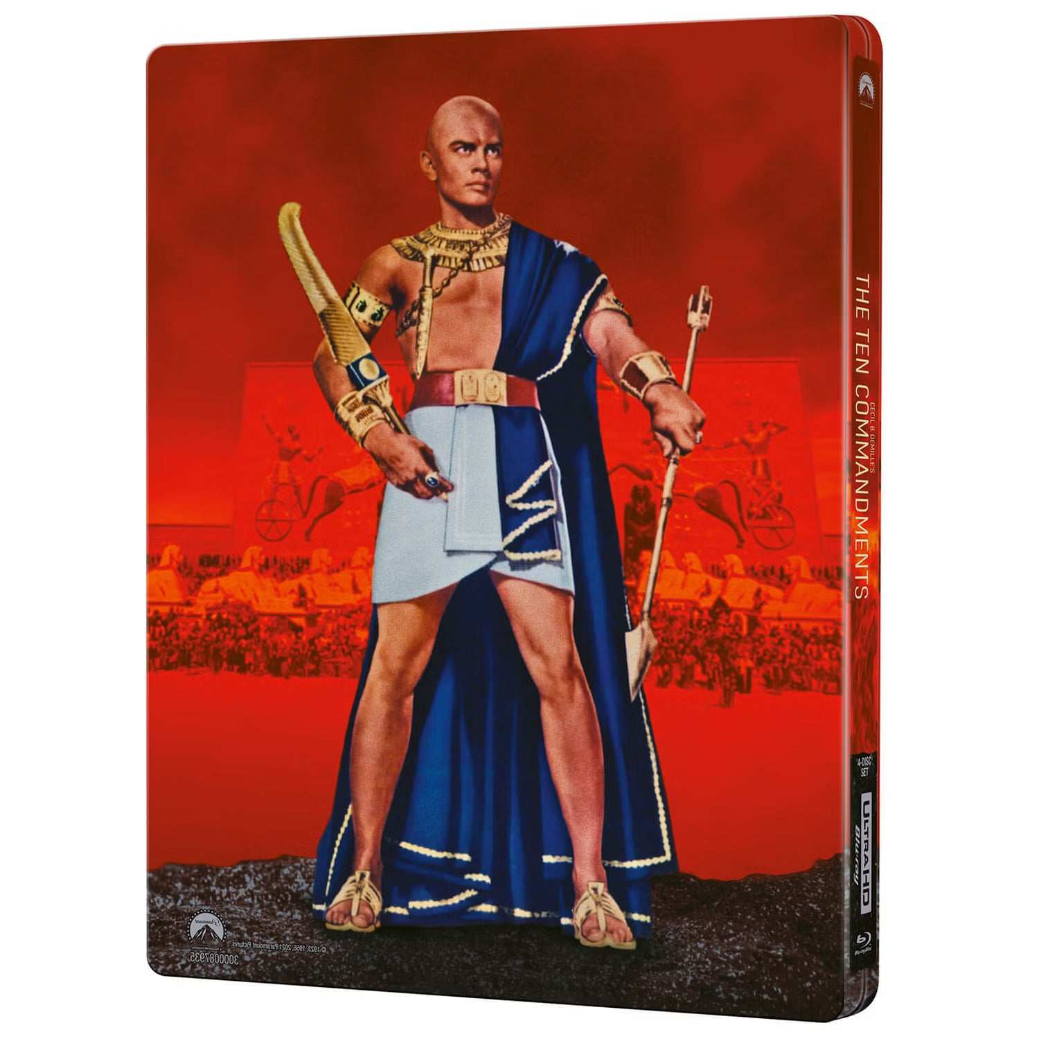 The Ten Commandments (Both 1923 + 1956 Versions) Limited Edition (UK) Steelbook 4K Ultra HD + Blu-Ray (REGION FREE) - Image 3