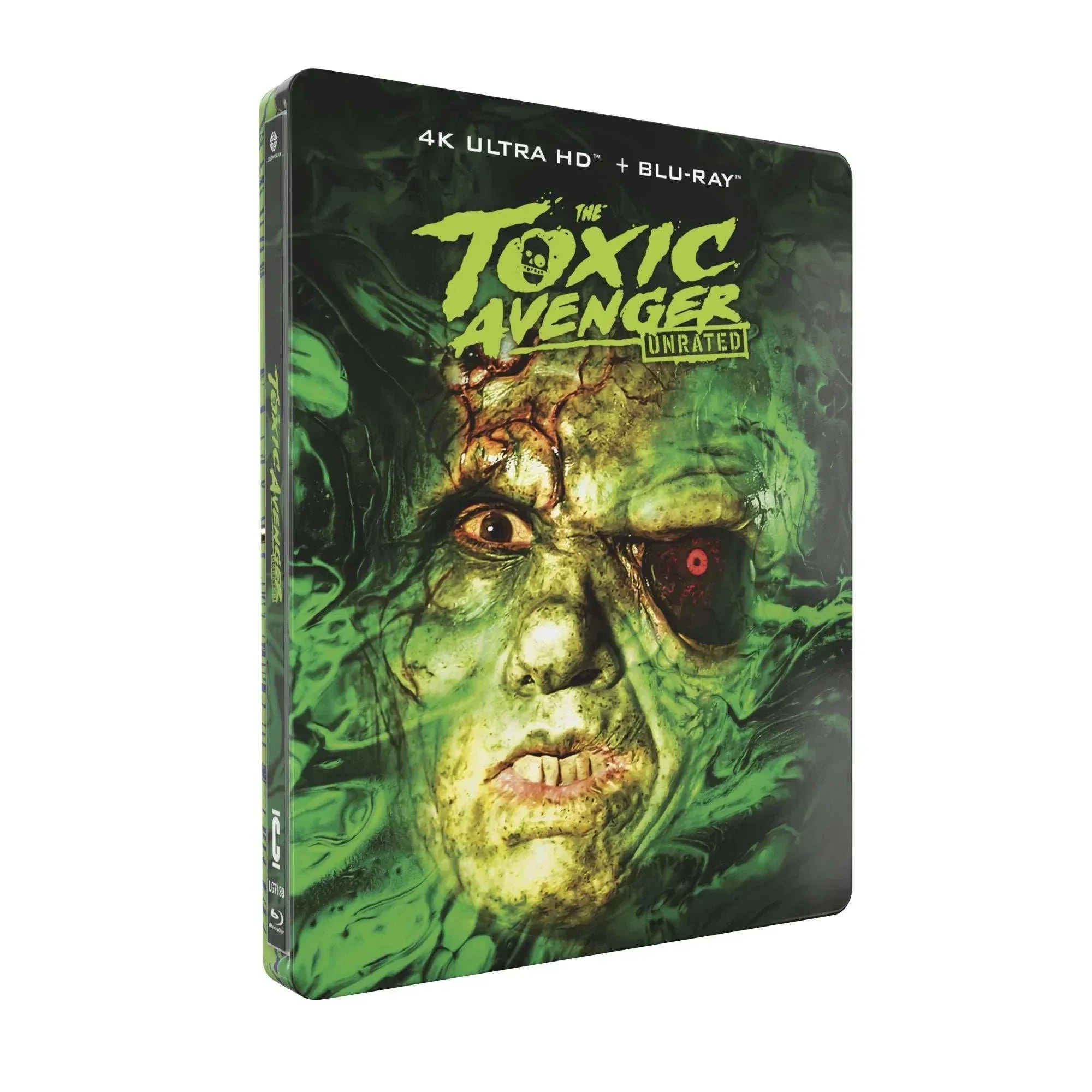 The Toxic Avenger (2025) 4K UHD + Blu-Ray Collector's Edition Steelbook w/ Slipcover