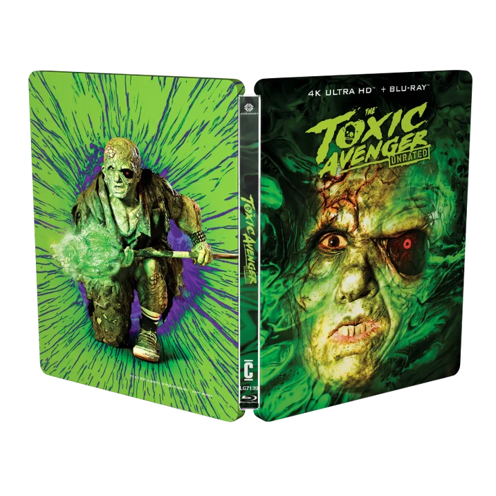 The Toxic Avenger (2025) 4K UHD + Blu-Ray Collector's Edition Steelbook w/ Slipcover - Image 3