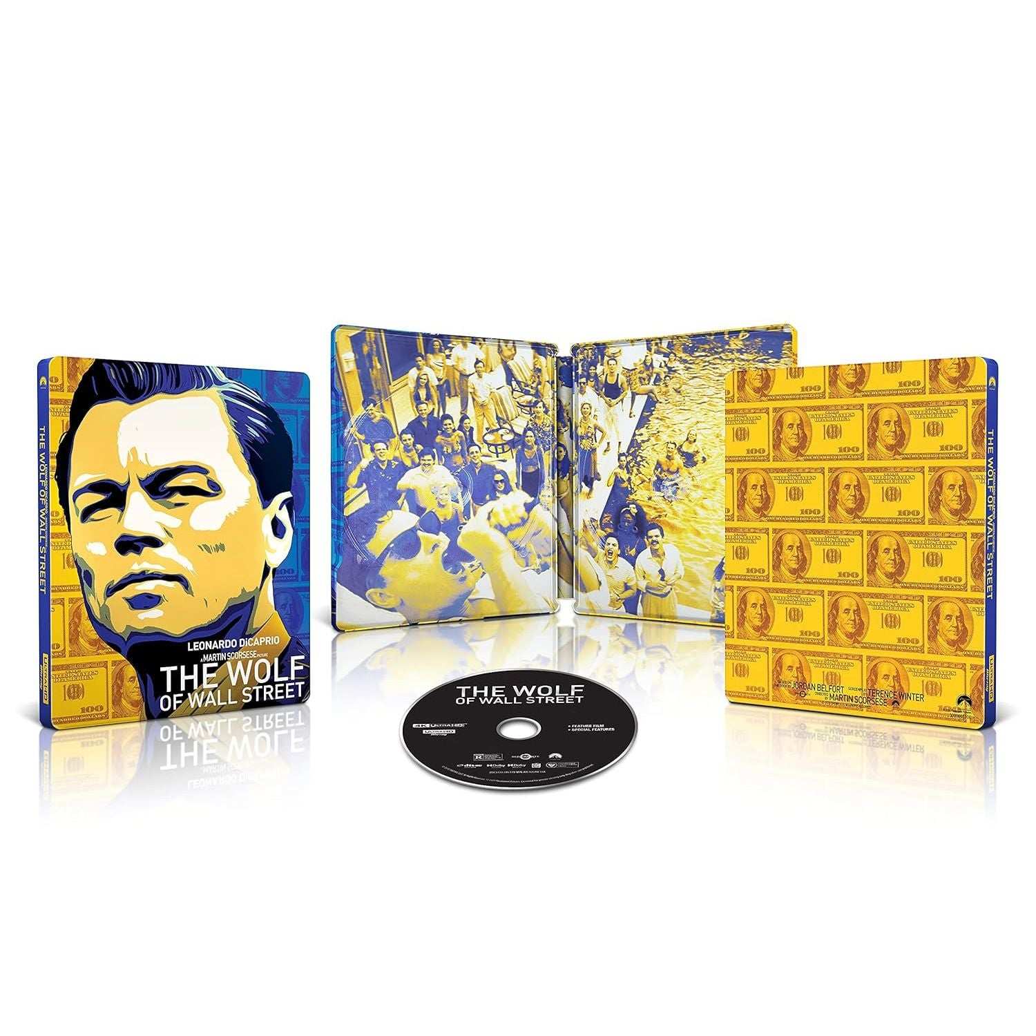The Wolf of Wall Street Limited Edition 4K UHD + Digital Steelbook (Paramount US)