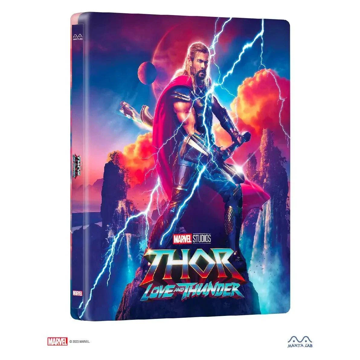 Thor: Love and Thunder (DISCLESS) Steelbook - Single Lenticular Full Slip (MCP #005) - Image 4