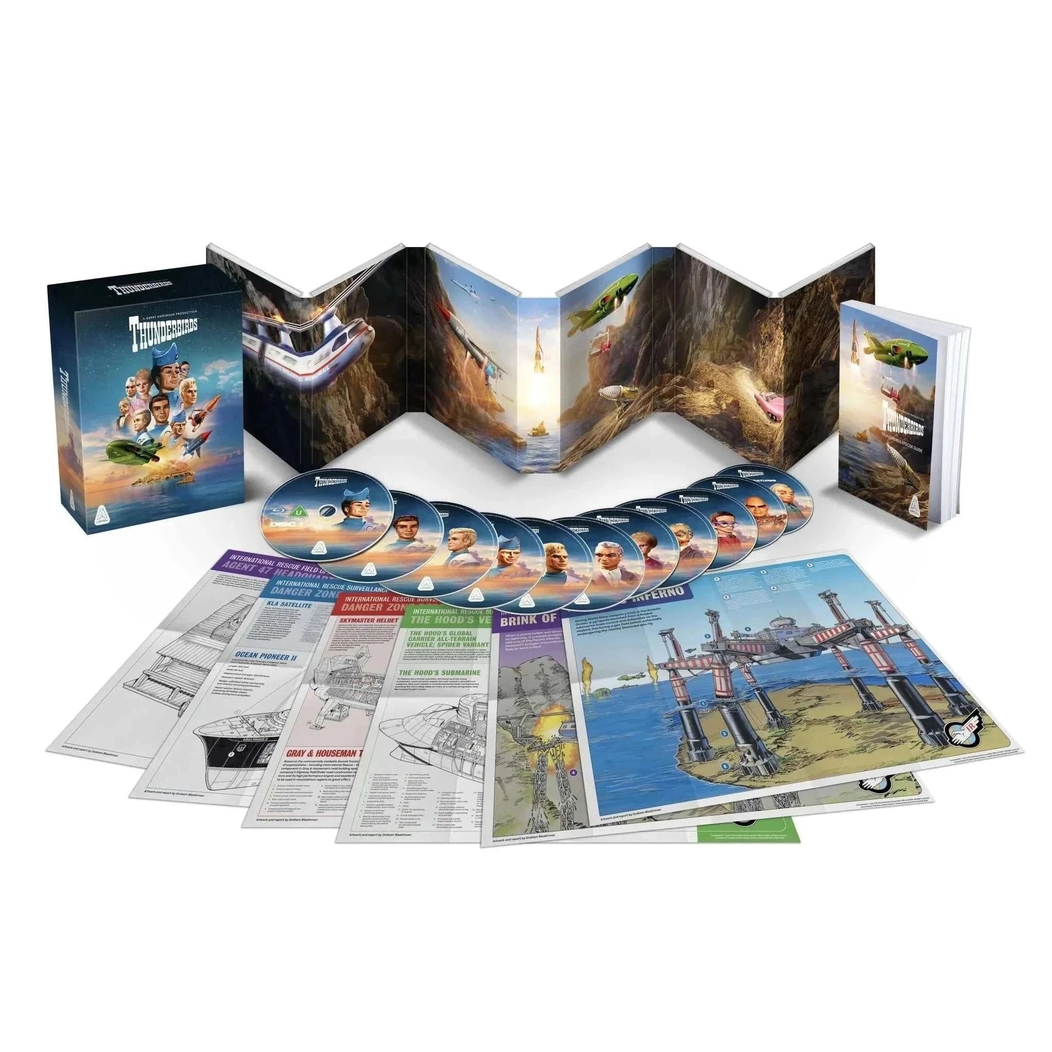 Thunderbirds: The Complete Series – (UK) Ultimate Blu-Ray Collector’s Edition (11-Disc Set) w/ Rigid Slipcase + Extras (REGION FREE)