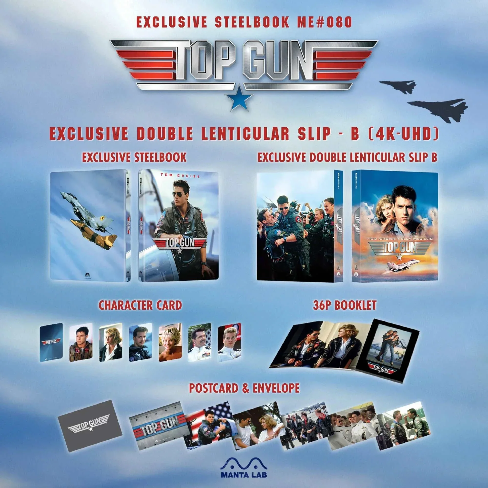Top Gun 4K UHD + Blu-Ray Steelbook - One Click (ME #80) - Image 12