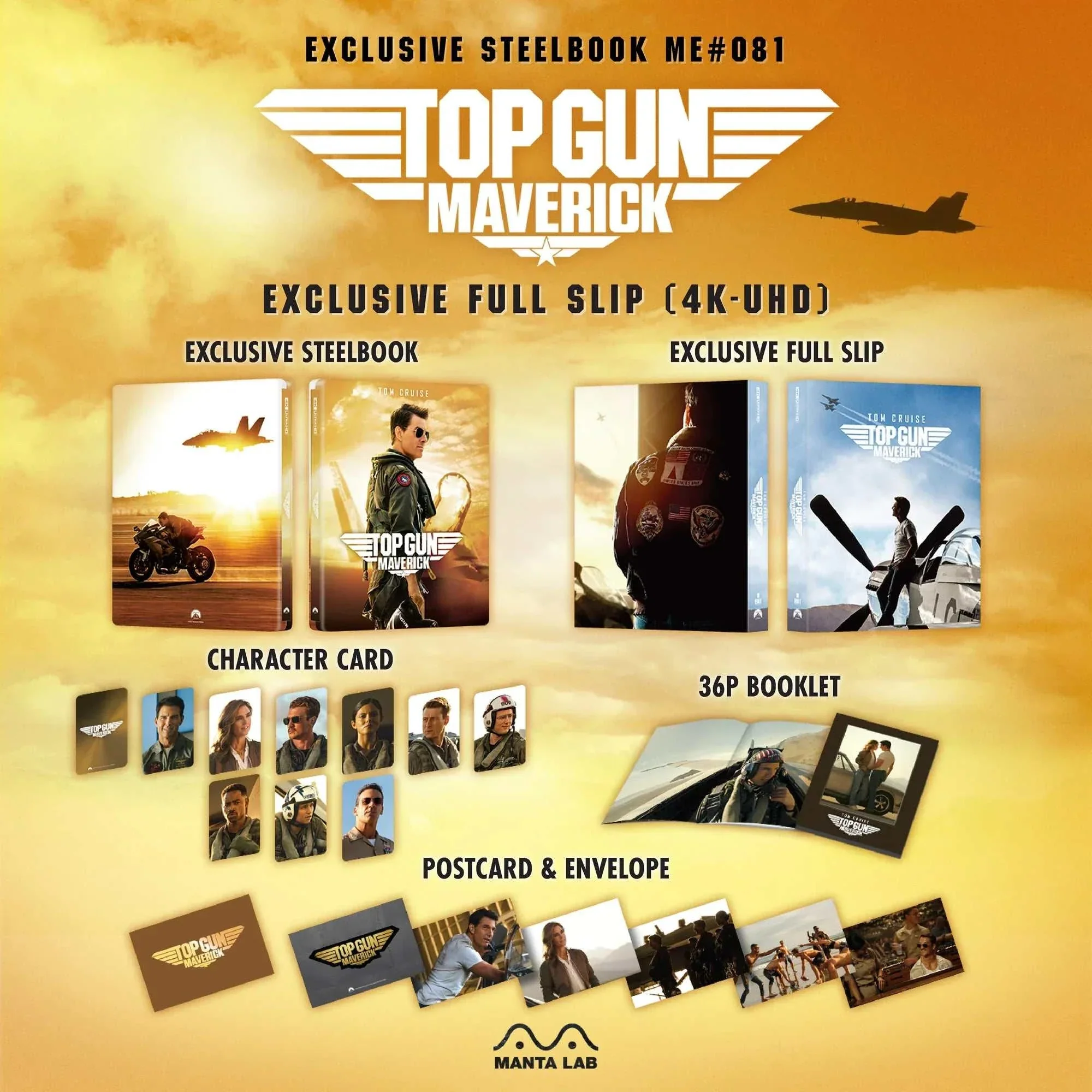 Top Gun: Maverick 4K UHD + Blu-Ray Steelbook - Full Slip (ME #81) - Image 3