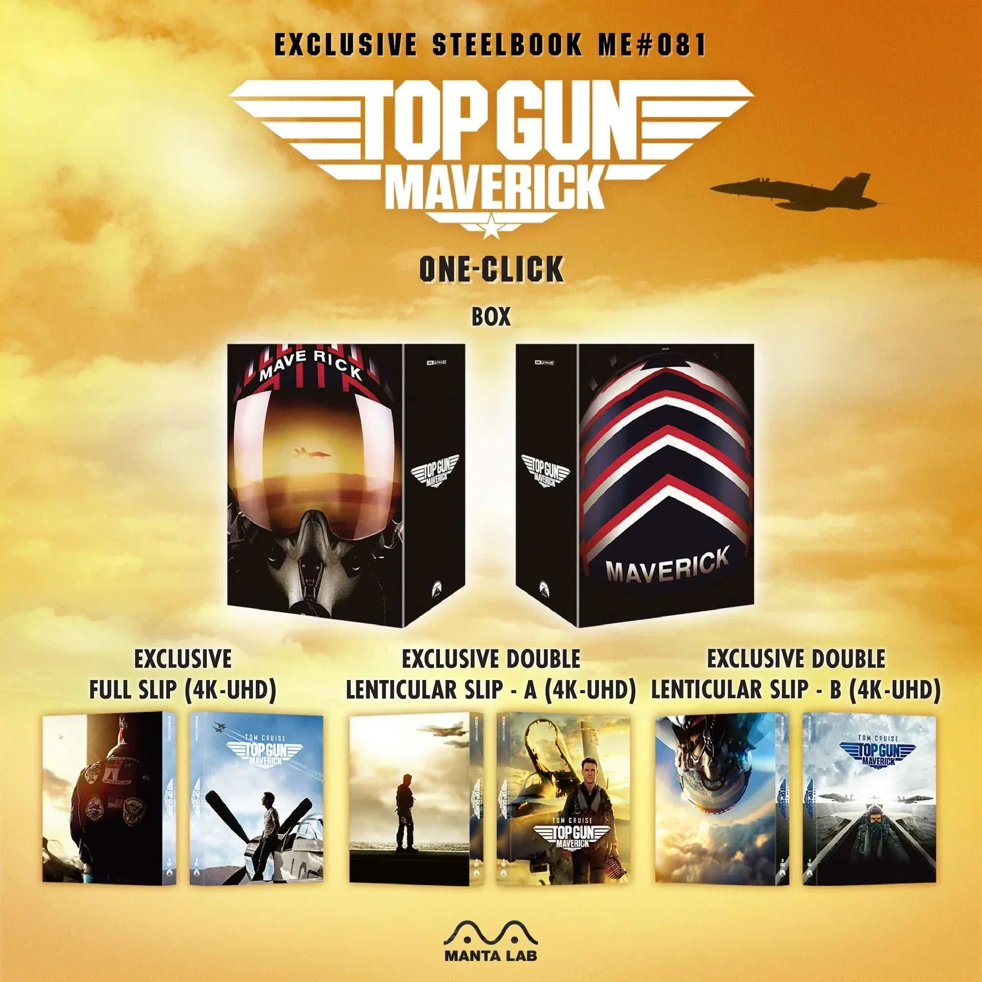 Top Gun: Maverick 4K UHD + Blu-Ray Steelbook - One Click (ME #81) - Image 3