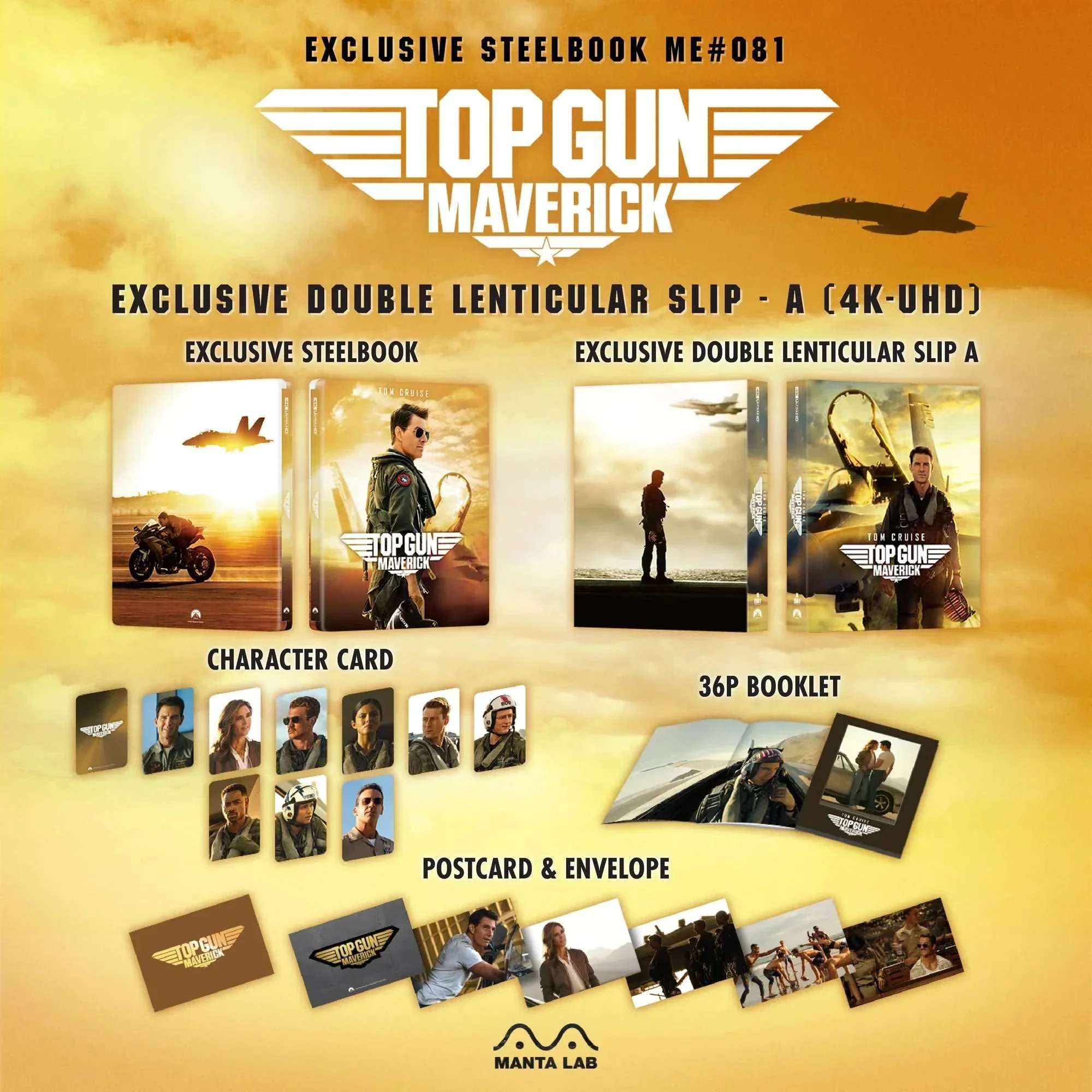 Top Gun: Maverick 4K UHD + Blu-Ray Steelbook - One Click (ME #81) - Image 9