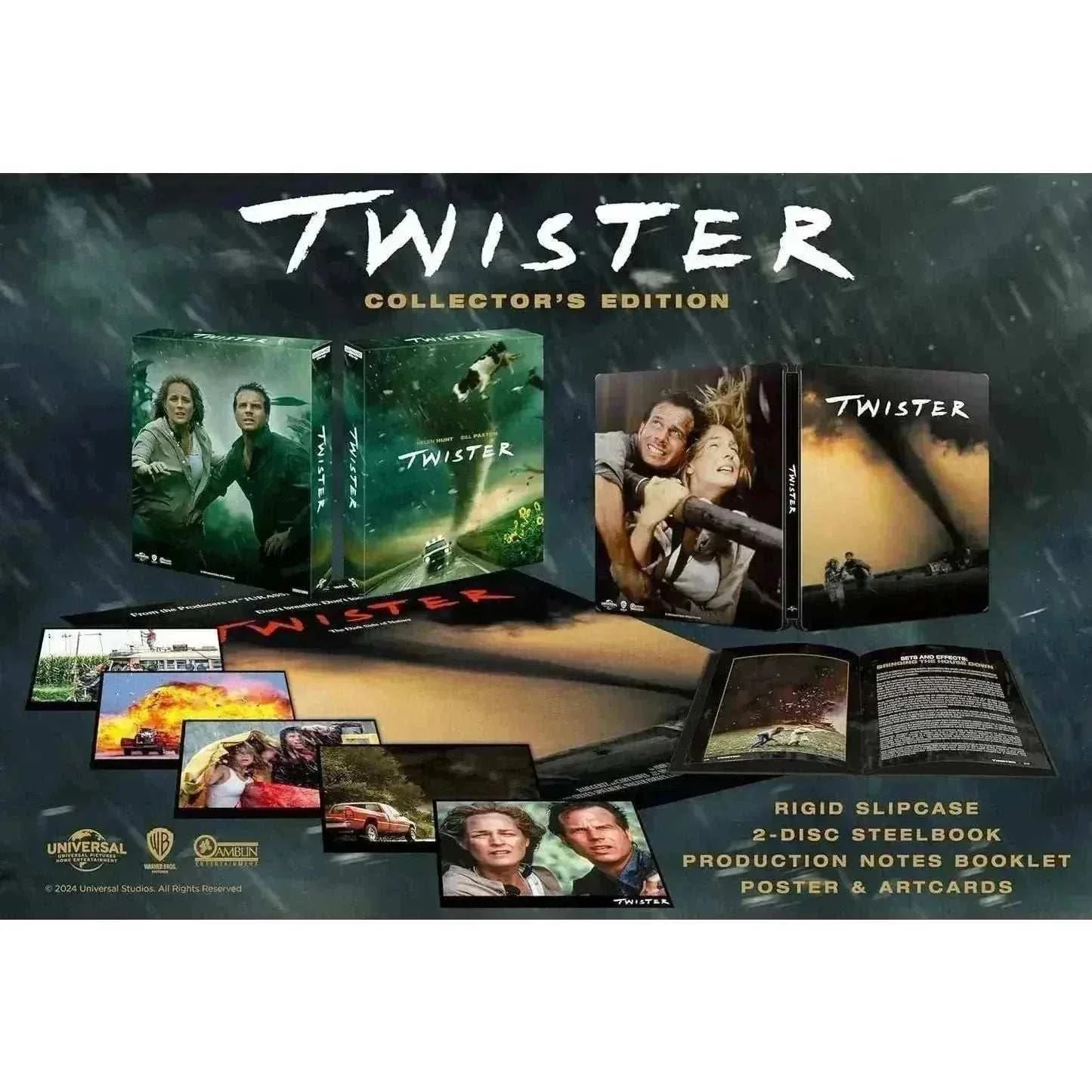 Twister Limited Edition Steelbook Ultimate Collectors Edition 4K Ultra HD + Blu-Ray (REGION FREE)