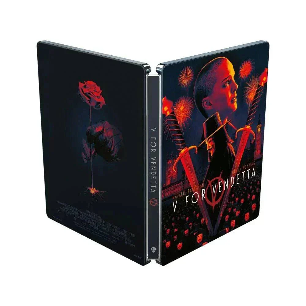 V For Vendetta 4K Ultra HD + Blu-Ray (UK) Limited Edition Steelbook (REGION FREE) - Image 2