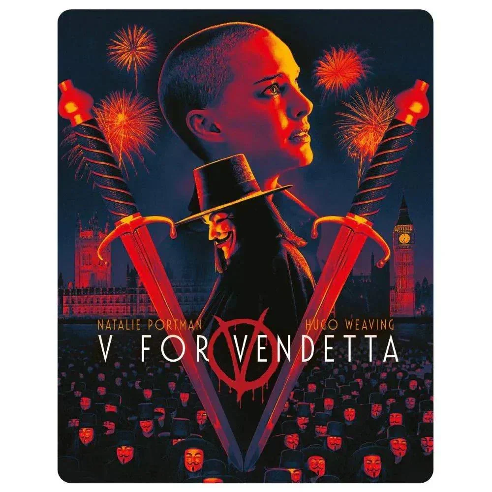 V For Vendetta 4K Ultra HD + Blu-Ray (UK) Limited Edition Steelbook (REGION FREE) - Image 3