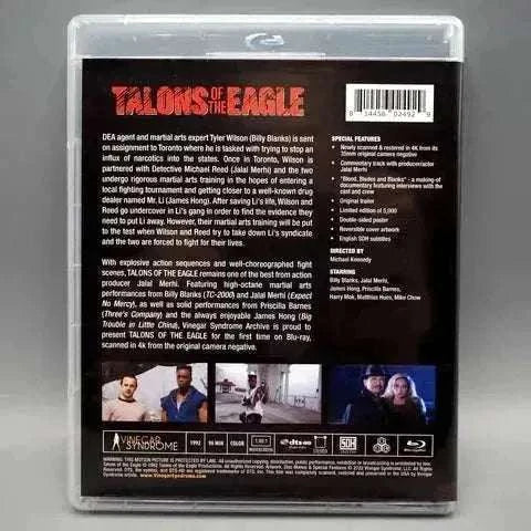 Vinegar Syndrome Archive (VSA) - Talons of the Eagle Blu-Ray w/ Slipcover - Image 4