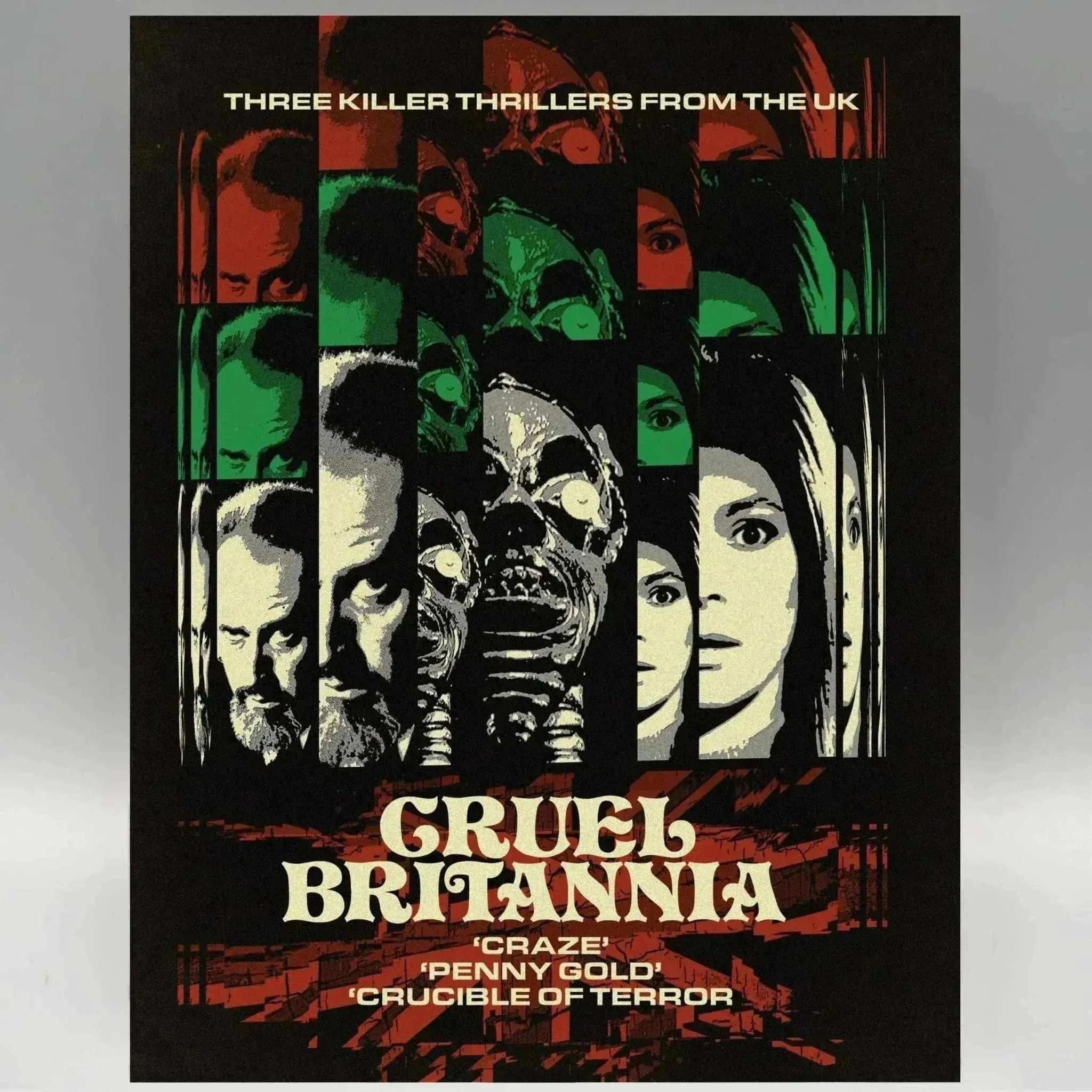 Vinegar Syndrome - Cruel Britannia: Three Killer Thrillers From The UK Blu-Ray w/ Slipcover