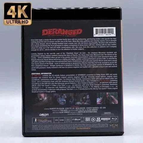 Vinegar Syndrome - Deranged 4K UHD + Blu-Ray w/ Slipcover - Image 5