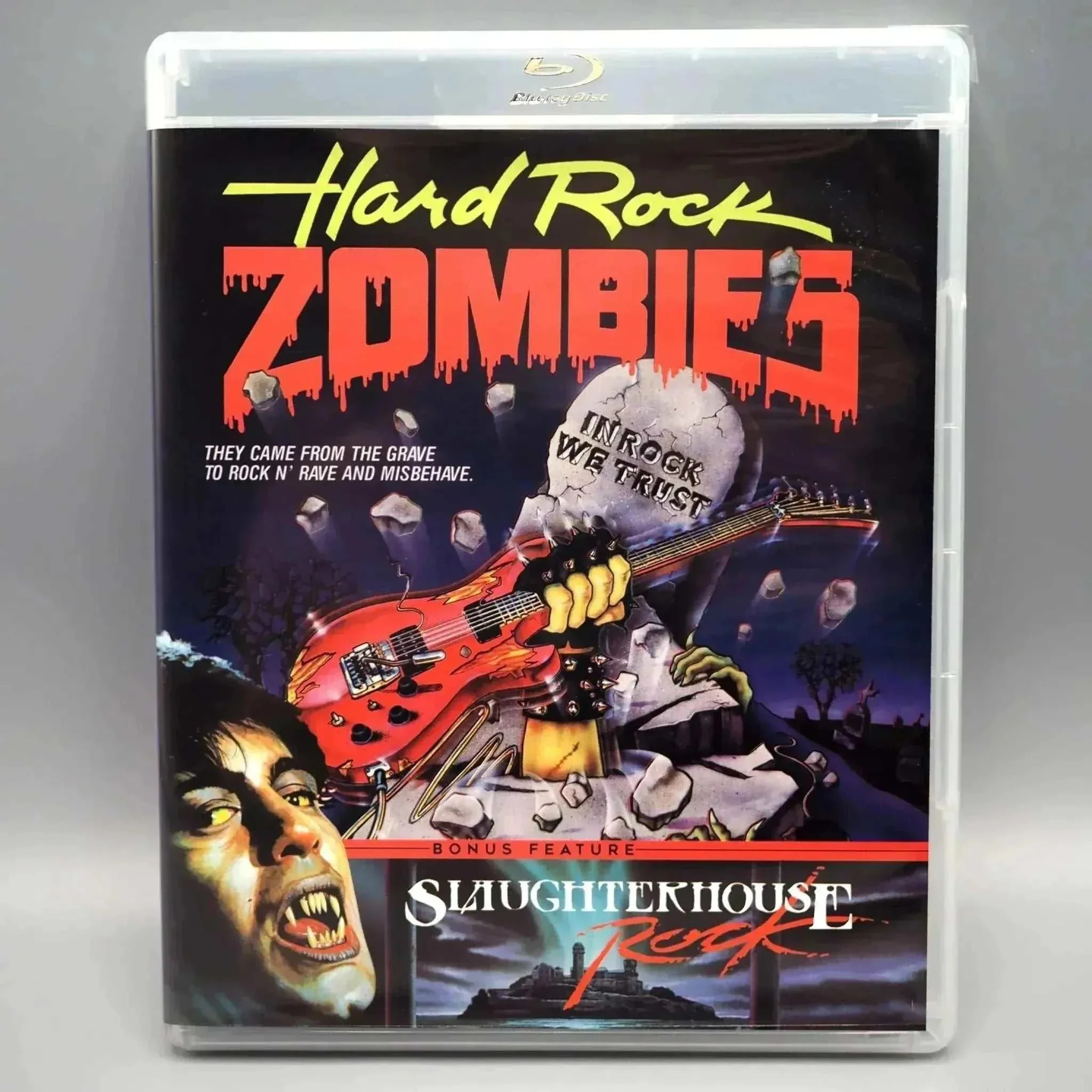 Vinegar Syndrome - Hard Rock Zombies / Slaughterhouse Rock Blu-Ray w/ Slipcover - Image 3