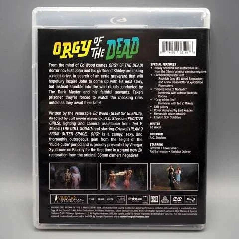 Vinegar Syndrome - Orgy of the Dead Blu-Ray w/ Limited Edition Variant Slipcover - Image 4