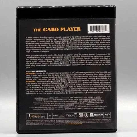 Vinegar Syndrome - The Card Player 4K UHD + Blu-Ray w/ Slipcover - Image 4