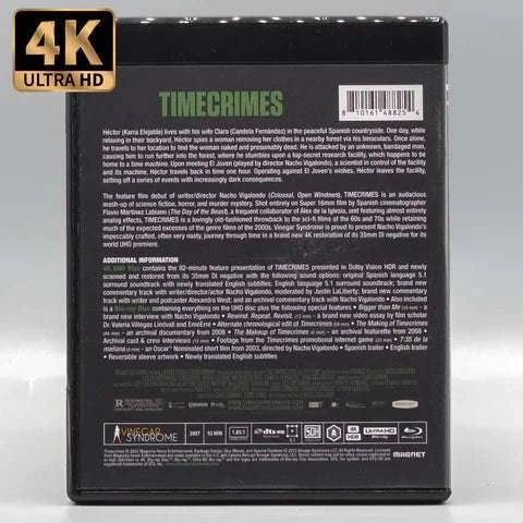 Vinegar Syndrome - Timecrimes 4K UHD + Blu-Ray w/ Limited Edition Slipcase + Slipcover - Image 12