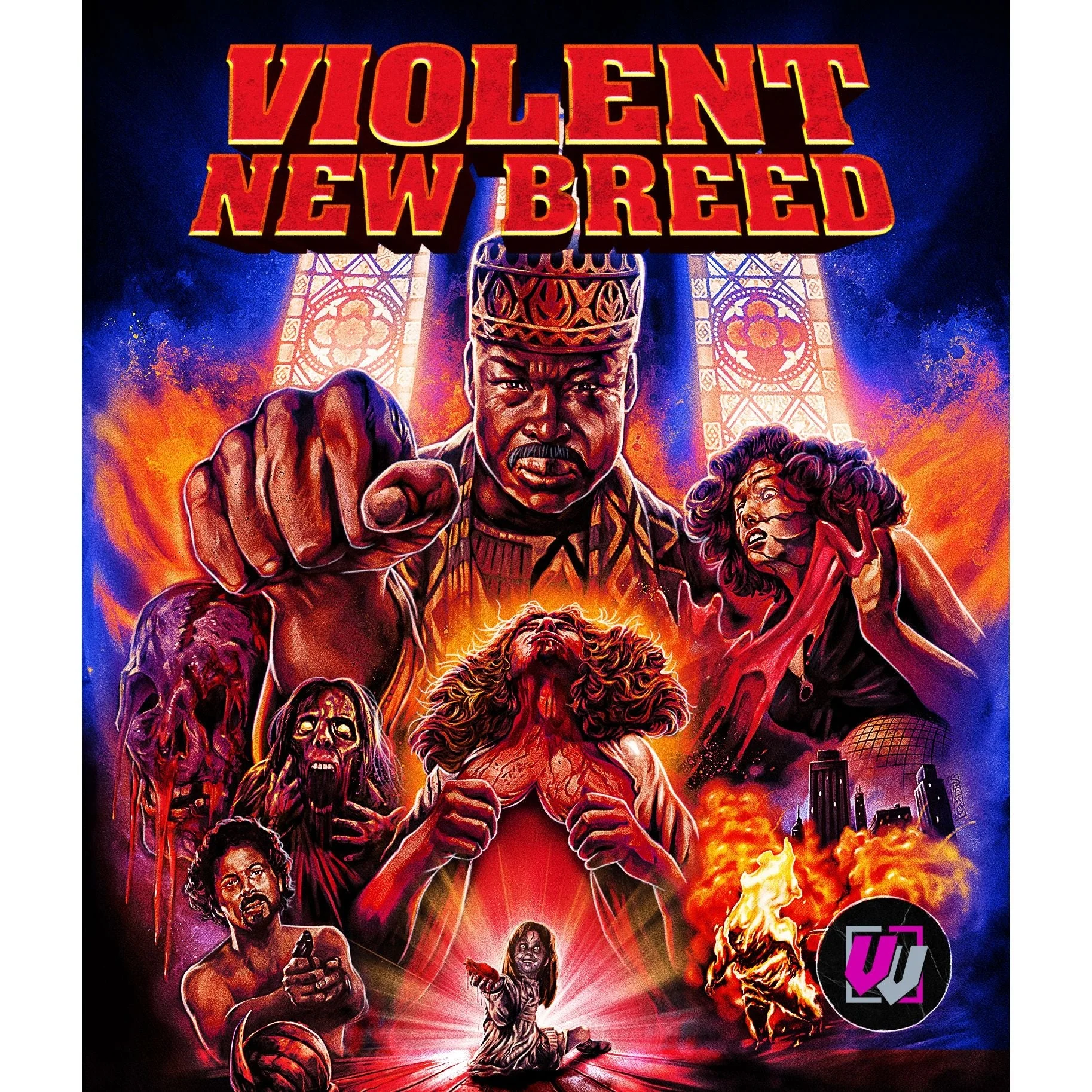 Violent New Breed Collector's Edition Blu-Ray w/ Slipcover + Extras (Visual Vengeance) - Image 3