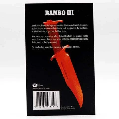 VS Press - Rambo III Novelization - Paperback Book - Image 2