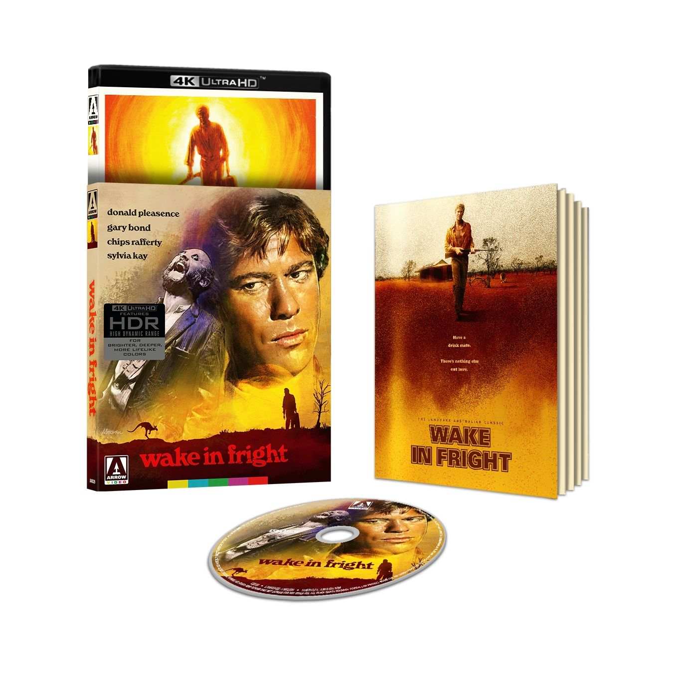 Wake In Fright Limited Edition 4K UHD w/ Slipcover + Booklet (Arrow Video US)