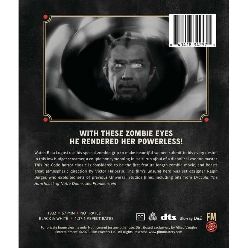 White Zombie (Archive Collection) Blu-Ray [Film Masters] - Image 2