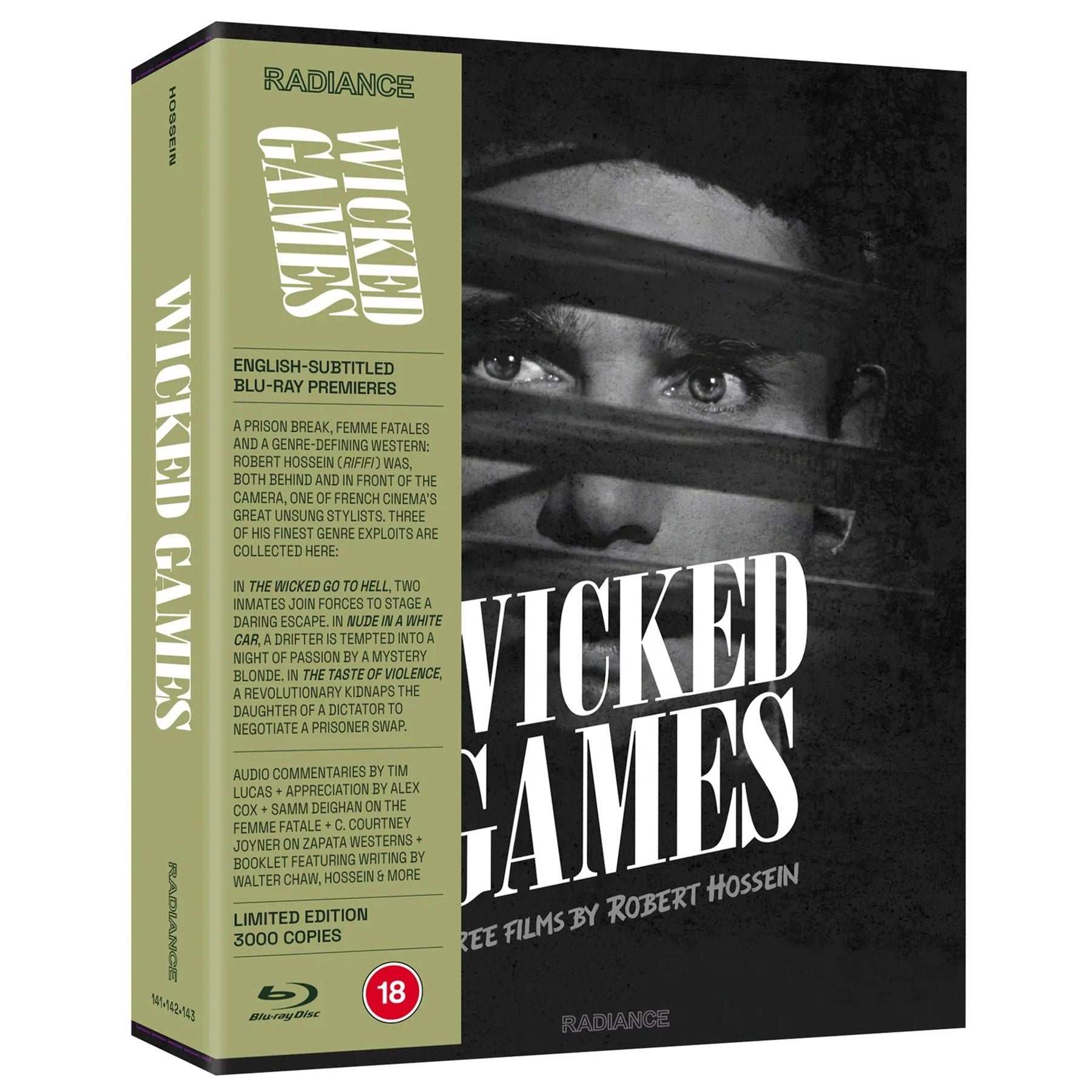 Wicked Games: Three Films By Robert Hossein Blu-Ray Box Set (Limited Edition) [Radiance Films US]