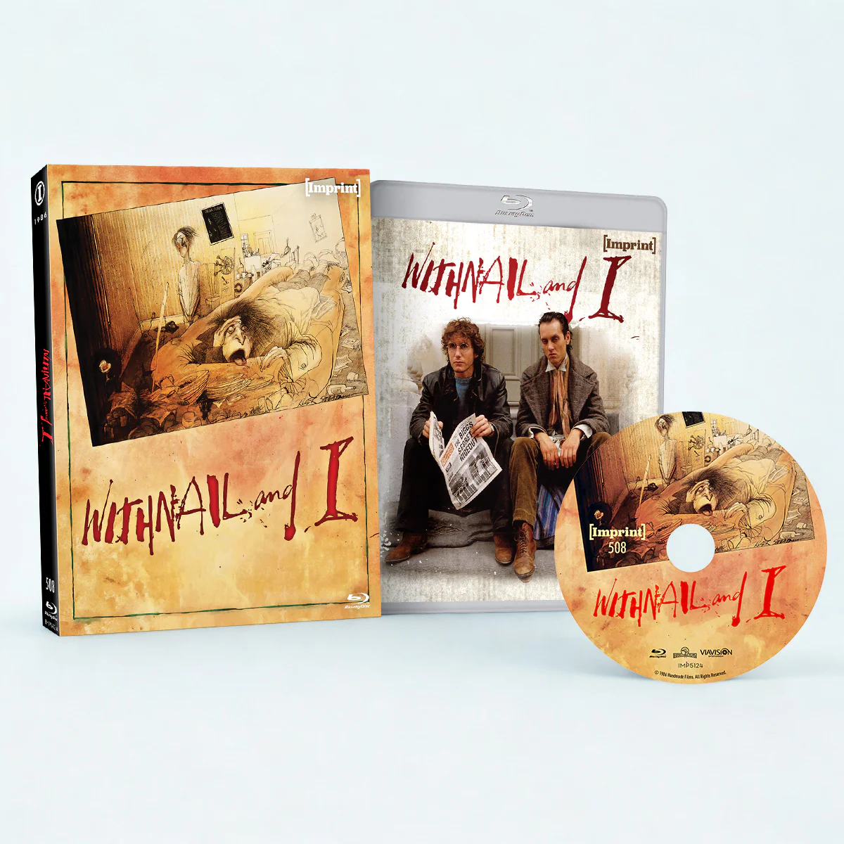 Withnail and I (1987) Blu-ray w/ Limited Edition Slipcover (Imprint Films) [REGION FREE]